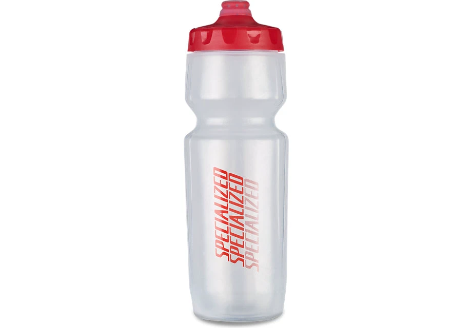 1. Bidon Apa Bicicleta Specialized Purist Hydroflo Fixy BTL SBC, transparent-rosu