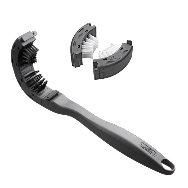 1. Perie curatare Super B CL cu maner plastic, 2 in 1