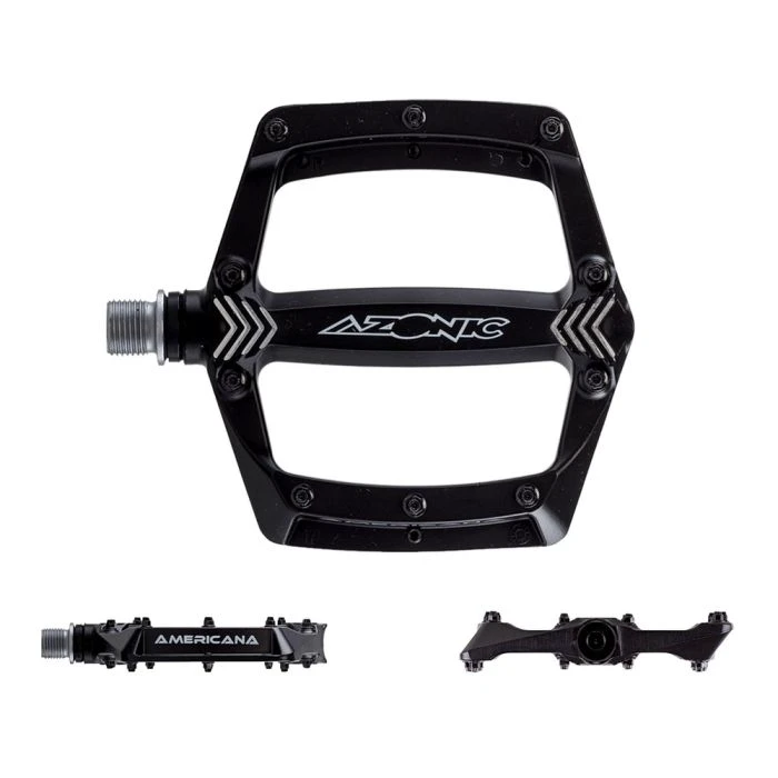 1. Pedale Bicicleta Azonic Americana Negru