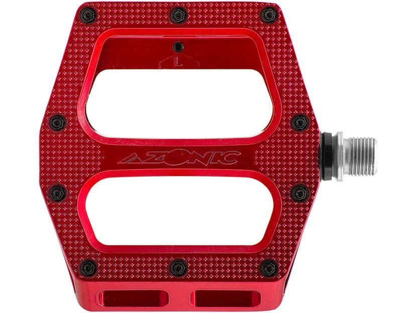 1. Pedale Platforma Azonic Pucker Up Rosu