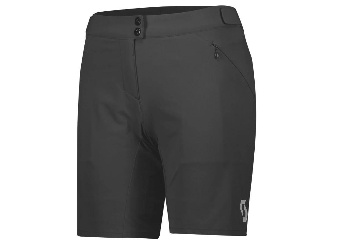 1. Pantaloni Ciclism Scurti Scott Ladies Endurance LS/FIT W/PAD, negru S
