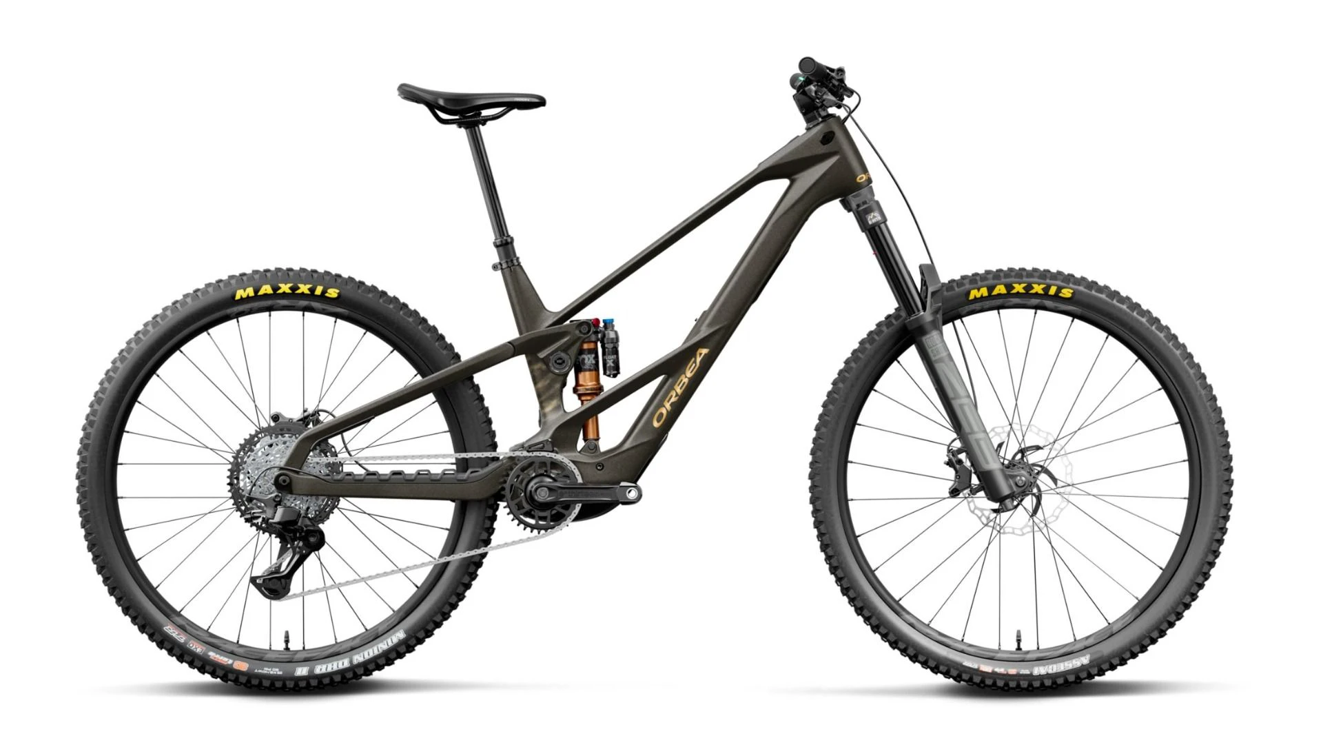 1. Bicicleta Electrica MTB Full Suspension Orbea Wild LT M20 Avinox M2S 2027 Auriu M