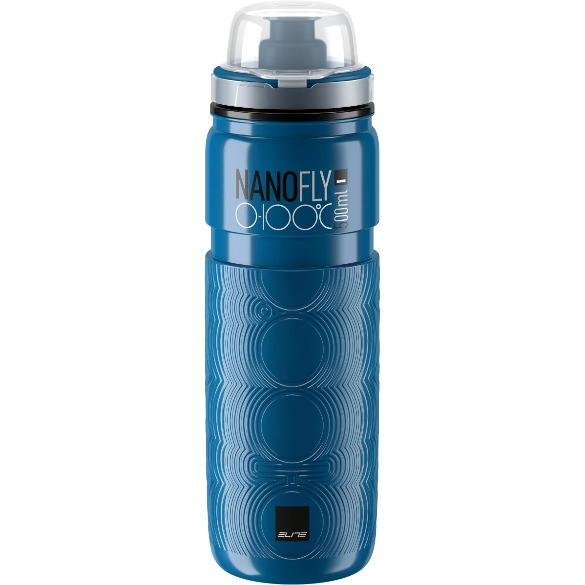 1. Bidon bicicleta Elite Nanofly 0-100 500ml, albastru