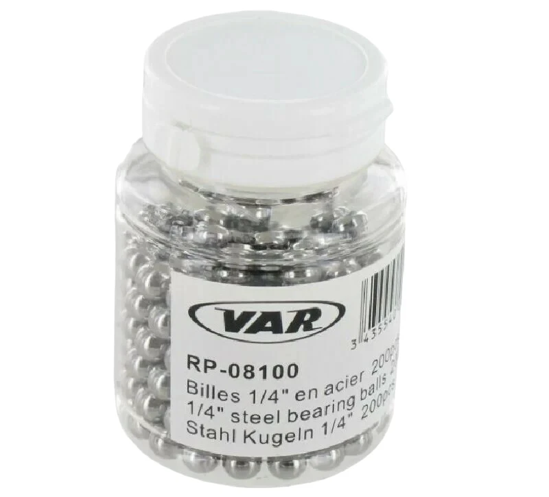 1. Bile de rulment 200 buc 1/4", Var Tools