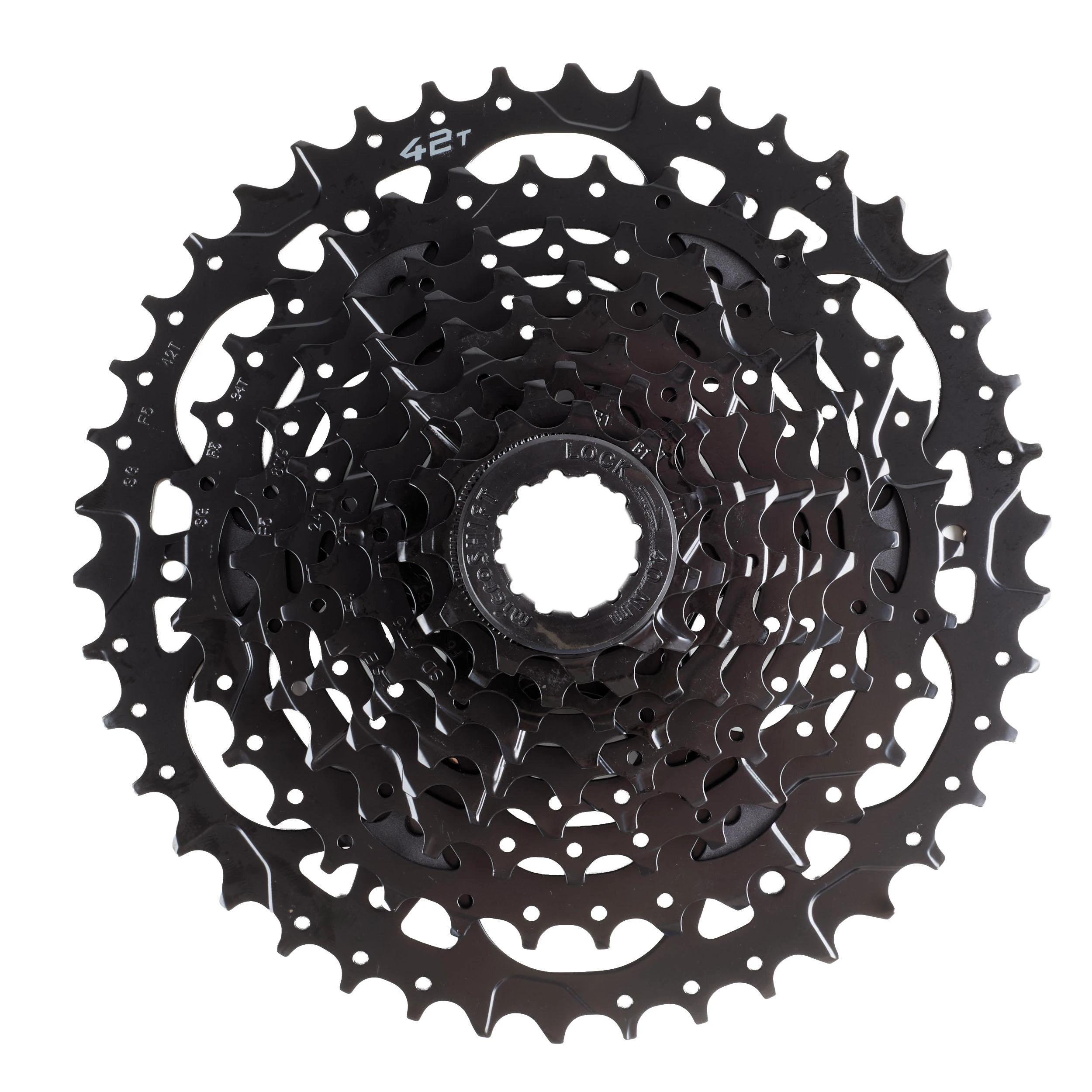 1. Pinioane Advent Microshift, 9 viteze, 11-42T, negre