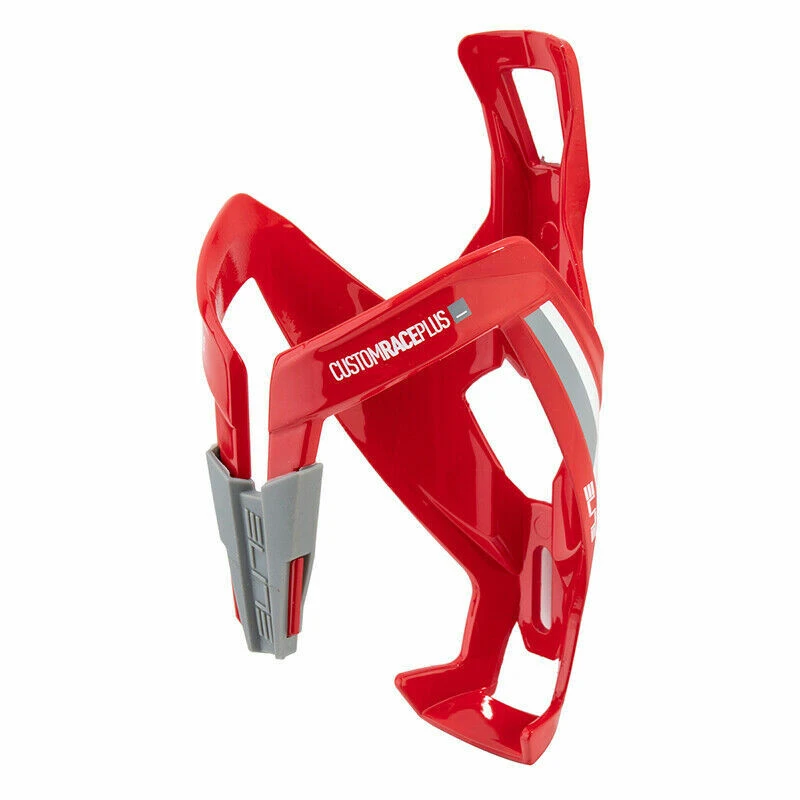 1. Suport Bidon Bicicleta Elite Custom Race Plus 3.0 Alb