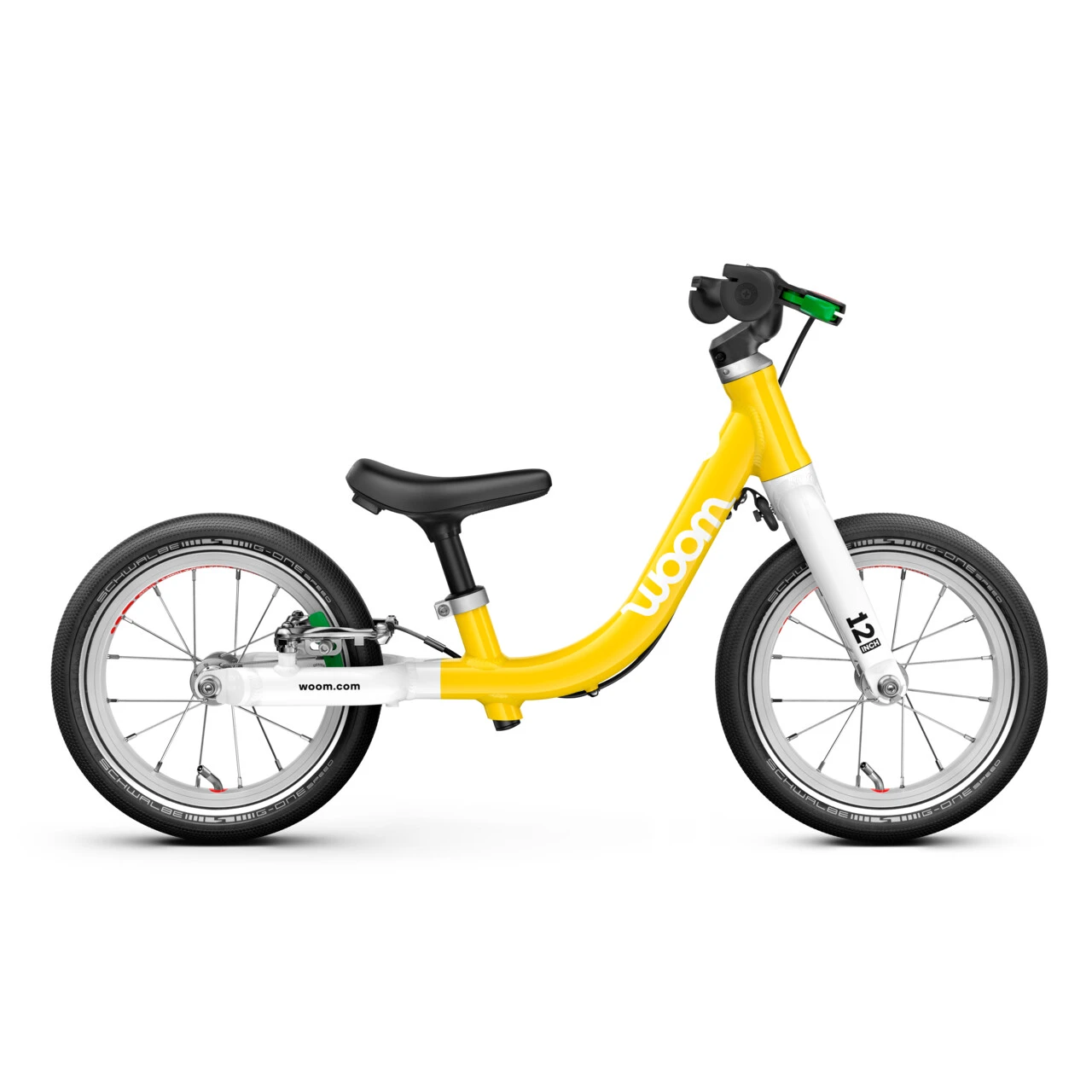 1. Bicicleta de Echilibru pentru Copii Woom GO 1 Galben