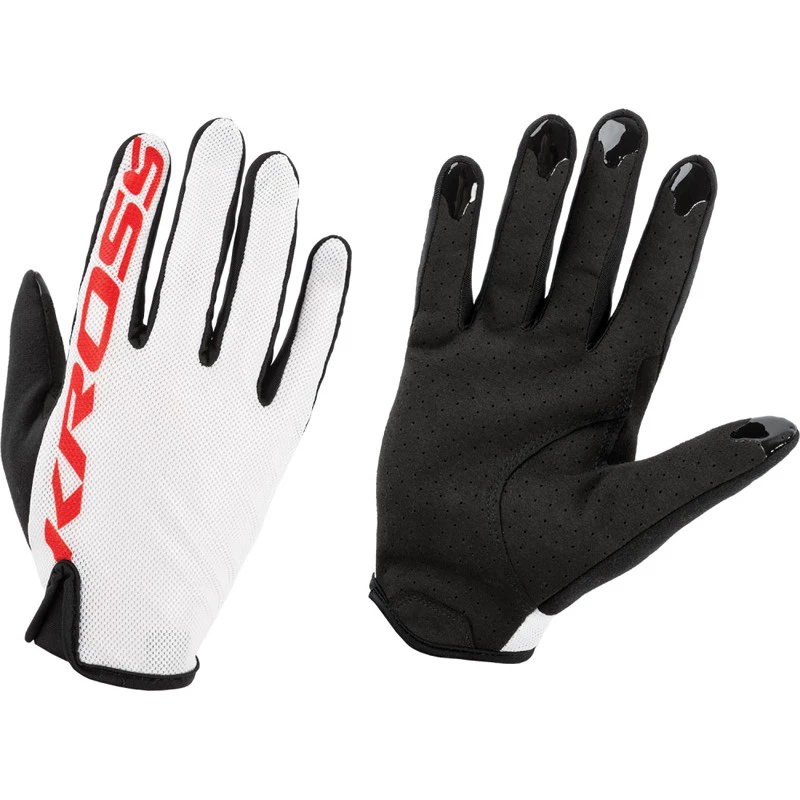 1. Manusi Bicicleta Lungi Kross XC Lite, alb S