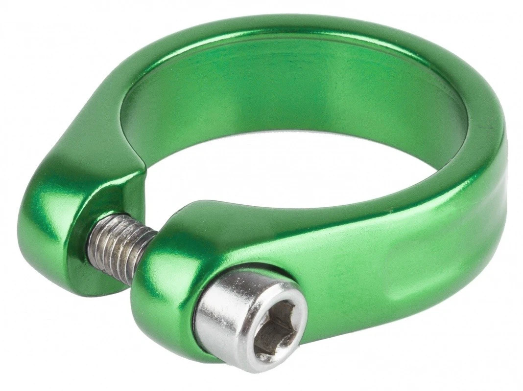 1. Colier Bicicleta M-Wave, 34.9 mm, anodizat, verde