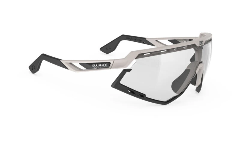 1. Ochelari Ciclism Rudy Project Defender Bumpers/ImpactX2 Photochromic Laser Gri-Negru