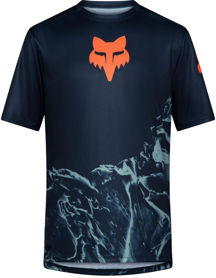 1. Tricou Ciclism Fox Racing Ranger Image Print SS Albastru M