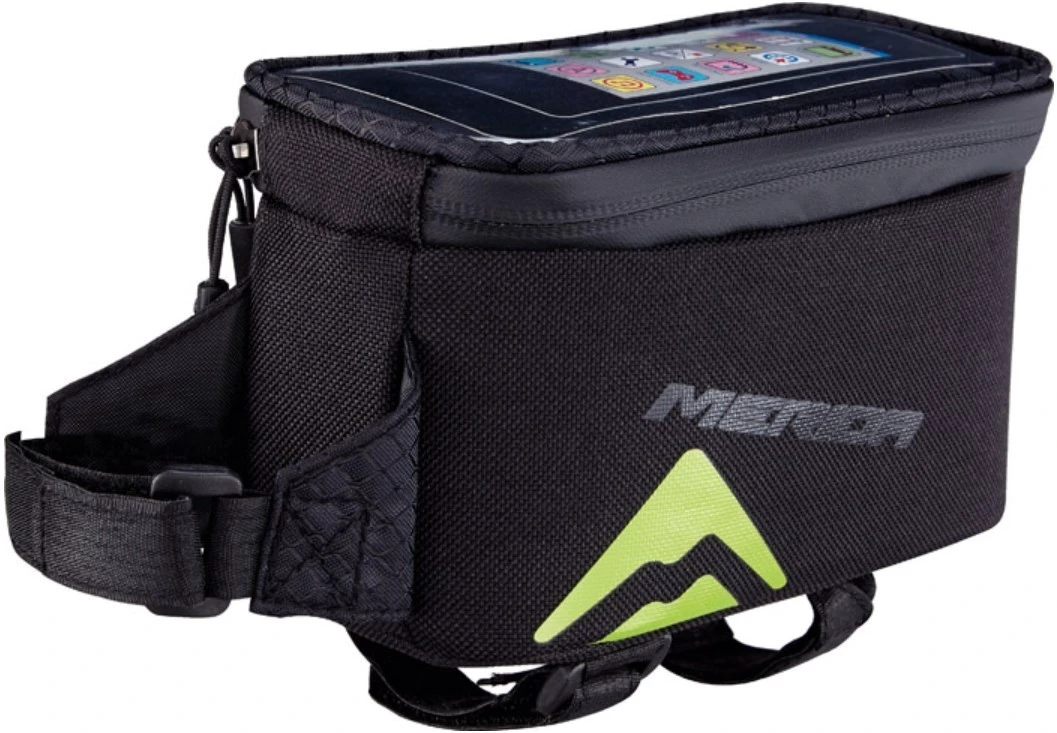 1. Suport Telefon Bicicleta Borseta Merida 3573, L, cadru, verde-negru