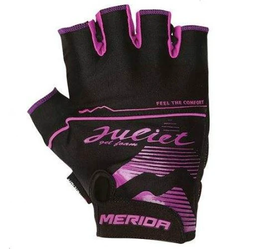 1. Manusi Bicicleta Scurte Merida GV-MD510, negru-violet