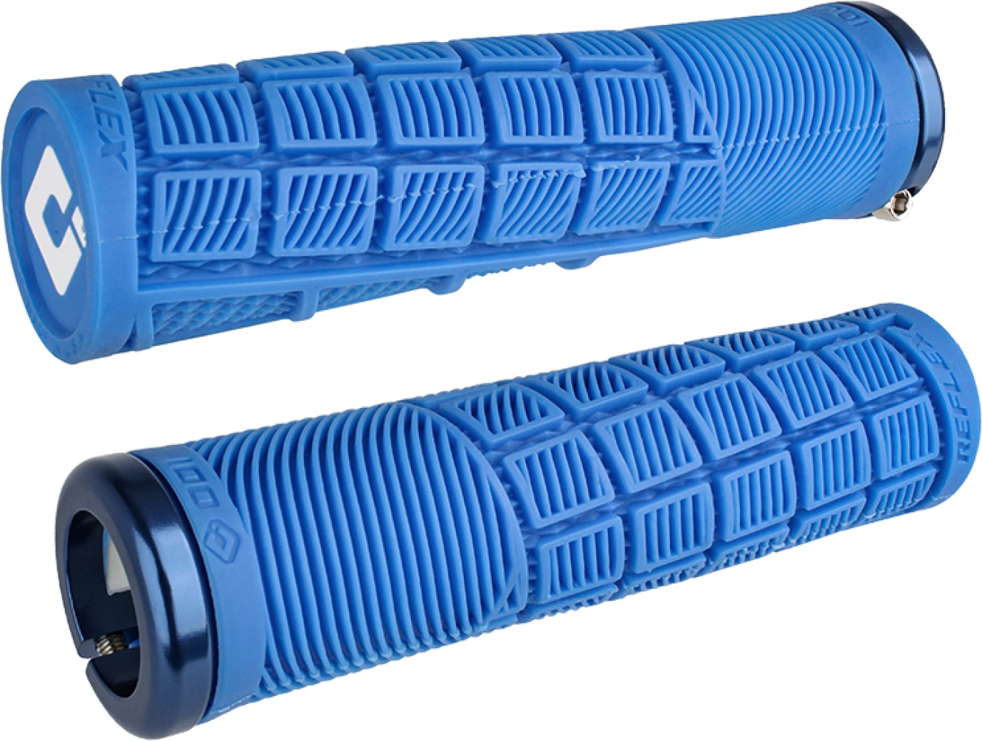1. Mansoane ODI Reflex V2.1 Lock-On 135mm Albastru