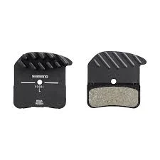 1. Placute de frana Shimano resin H03A-RF, cu aripioare de racire