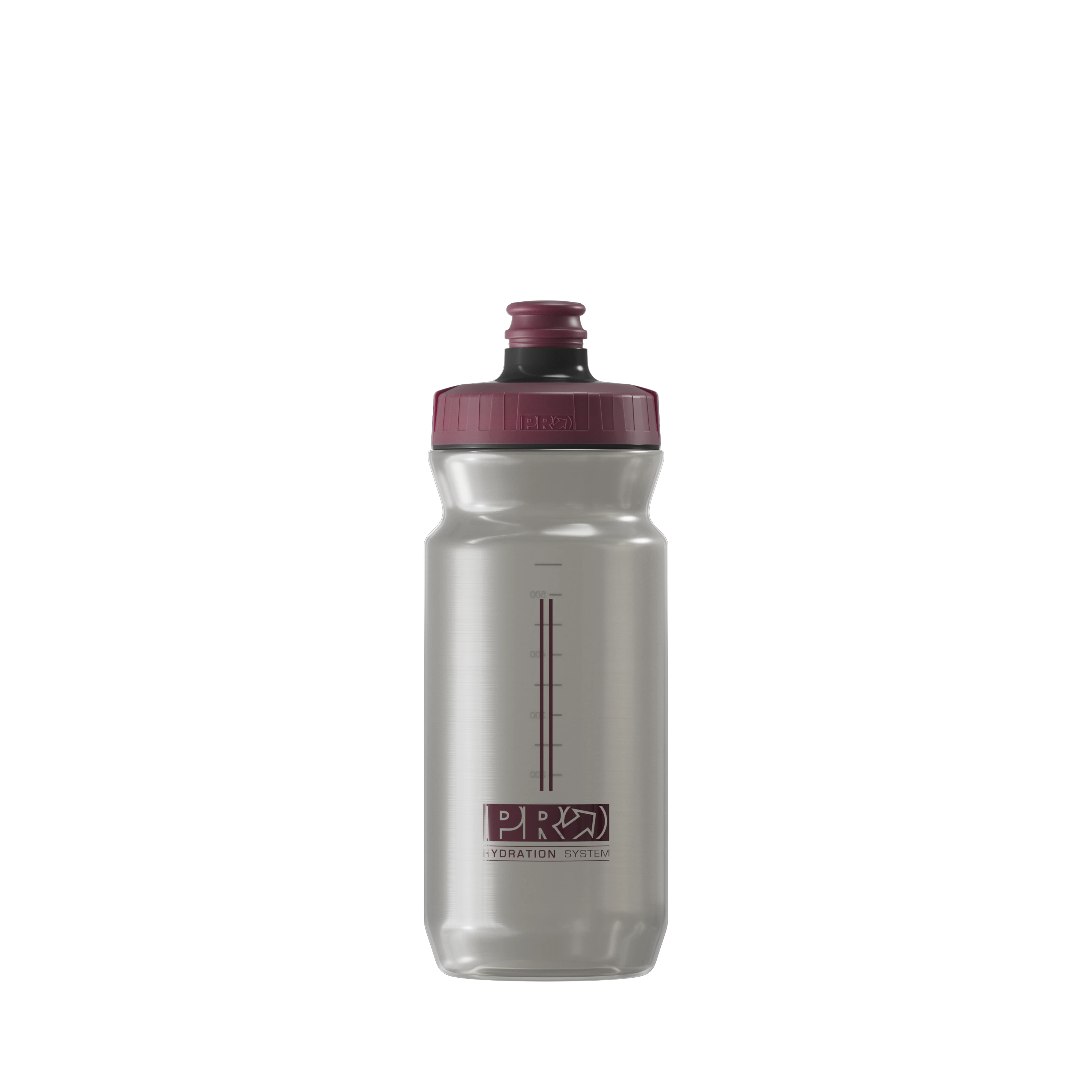 1. Bidon de apa Pro Performance 600 Gri Trasparent Rosu
