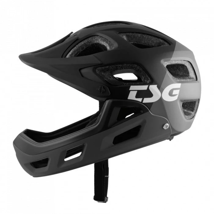 1. Casca Bicicleta MTB TSG Seek FR Graphic Design - Flow Grey Black L/XL