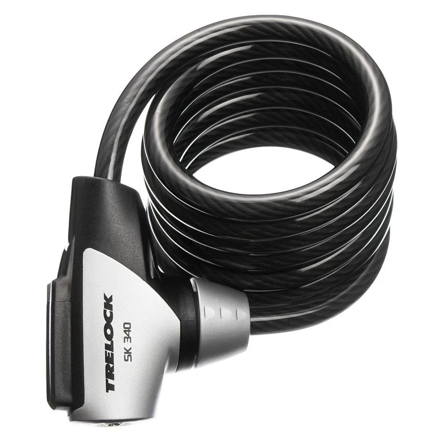 1. Antifurt Bicicleta Spiralat SK 340 Trelok Dragon 8002079, negru