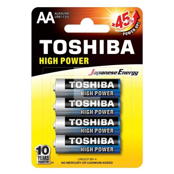 1. BATERIE R6 TOSHIBA AA