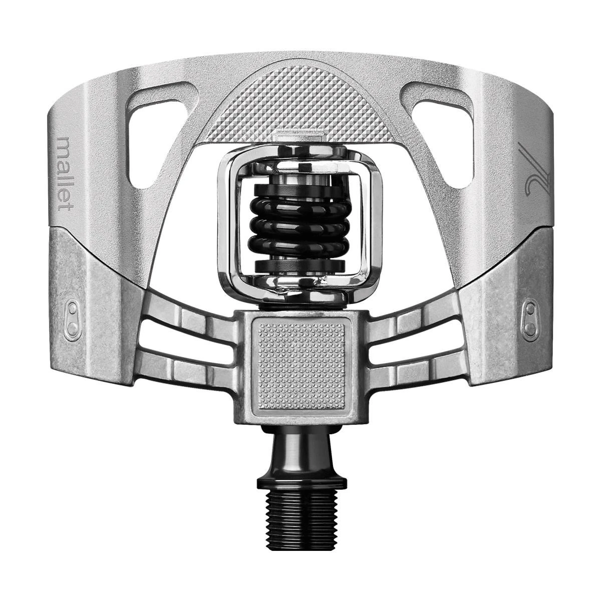 1. Pedale Clipless Crankbrothers Mallet 2 Argintiu