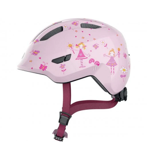 1. Casca Bicicleta Copii Abus Smiley 3.0 Roz S