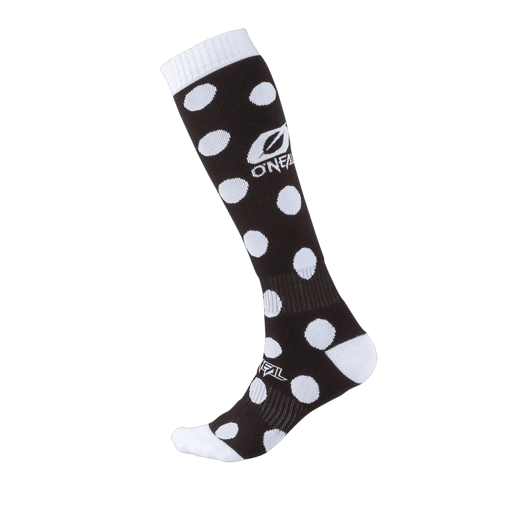 1. Sosete Ciclism O'Neal MX Enduro PRO Candy, Negru, alb - Unisize