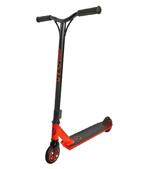 1. Trotineta Spartan Stunt Scooter, neon-orange