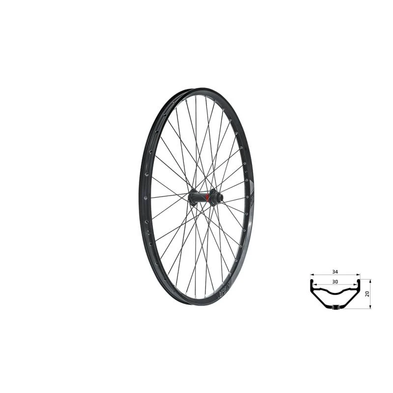 1. Roata Bicicleta Fata Valor 3 DSC, 27.5 Kellys , Negru