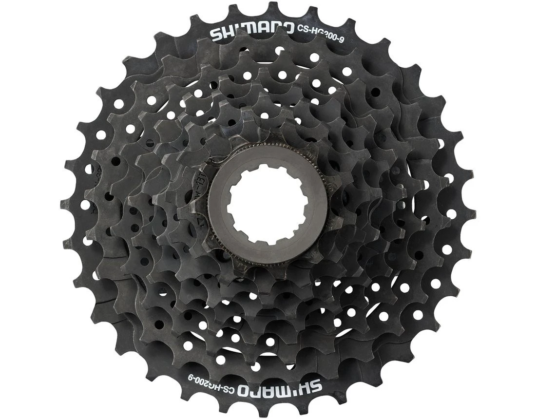 1. Grup pinioane Shimano MTB pentru 9 Viteze raport 11-32 dinti Cod CS-HG200-9132