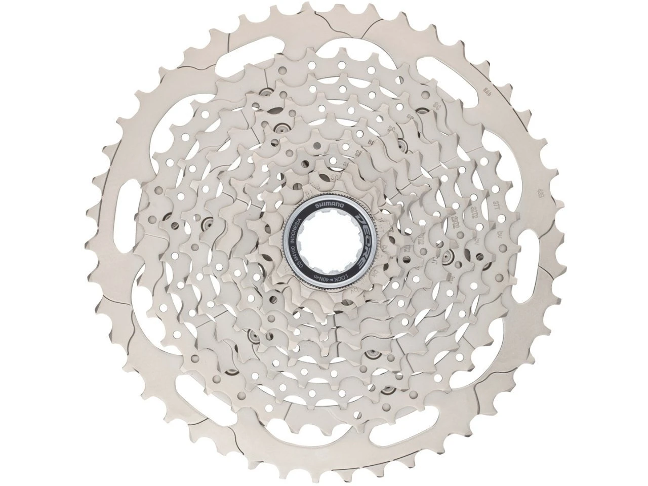1. Grup pinioane Shimano Deore MTB pentru 10 Viteze raport 11-42 dinti Cod CS-M4100-10142