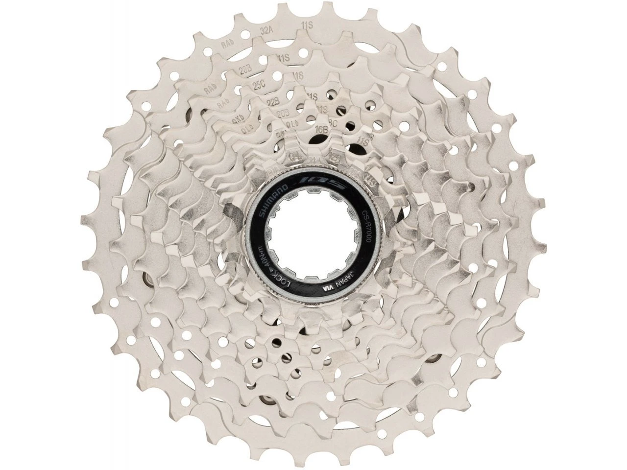1. Grup pinioane Caseta Shimano 105 pentru 11 Viteze raport 11-28 dinti Cod CS-R7000-11128