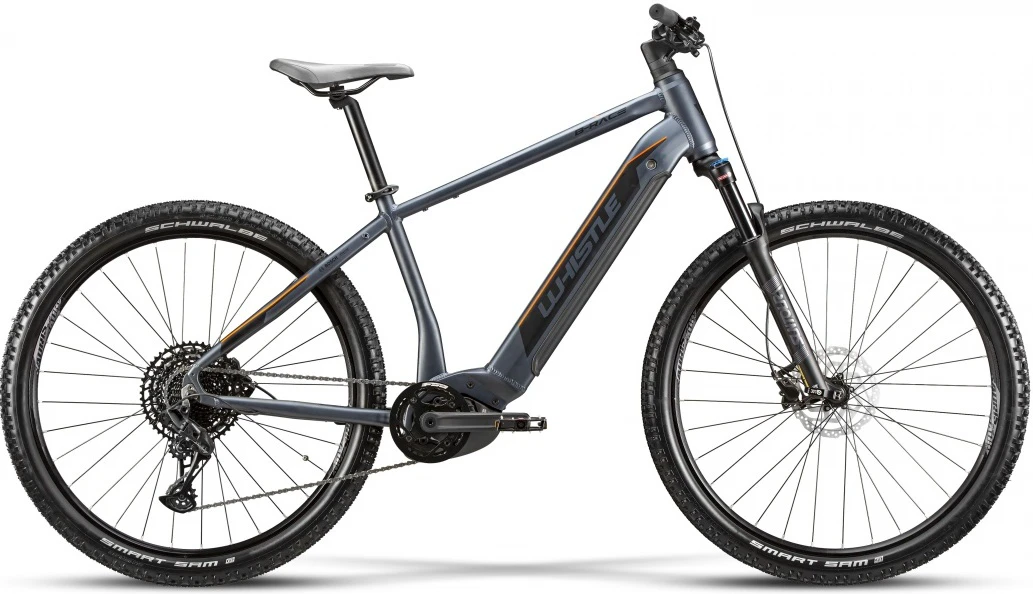 1. Bicicleta Electrica MTB Hardtail WHISTLE B-Race A9.2 Bosch CX 625Wh, PETROLEUM/BLACK ORANGE, 40cm/S