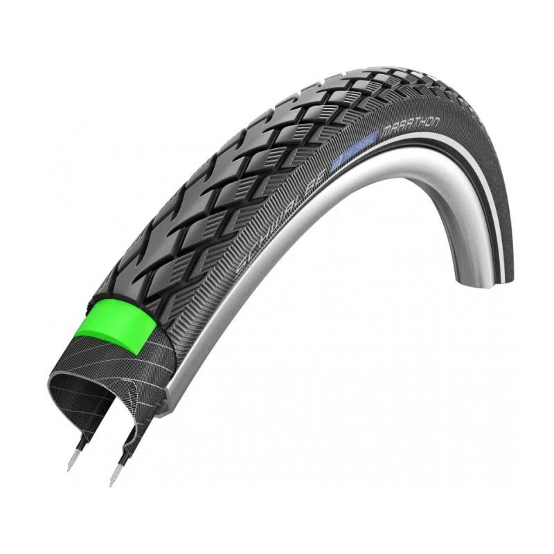 1. Schwalbe Marathon 28x1.75 inch sau 700 x 47 mm sarma PERFORMANCE LINE Cauciuc GreenGuard asfalt ebike