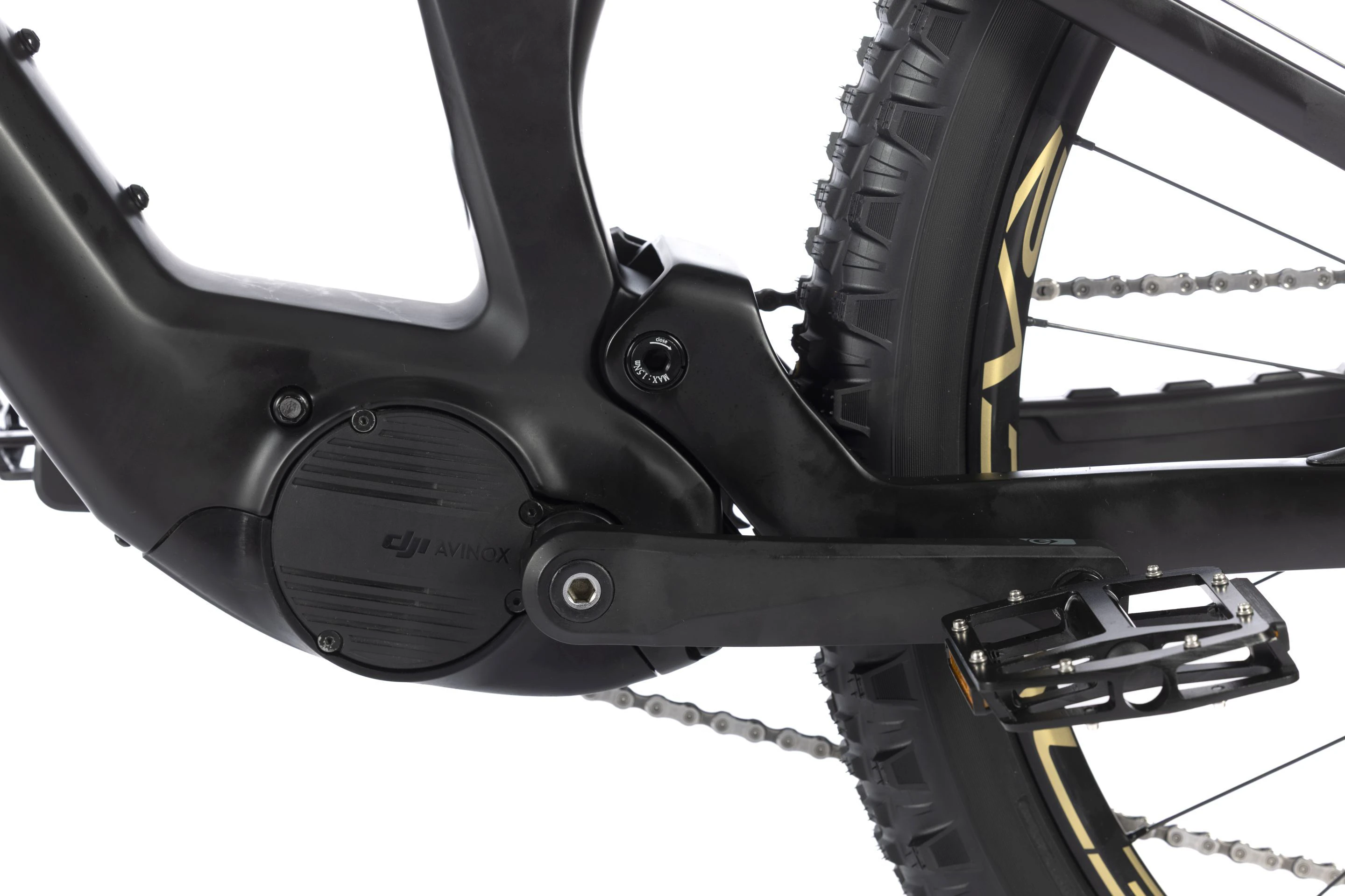 1. Bicicleta Electrica MTB Full Suspension WHISTLE AXR C6.6 Avinox M2S XT 800Wh - 150Nm, Black/Anthracite/Titanium, 44 cm