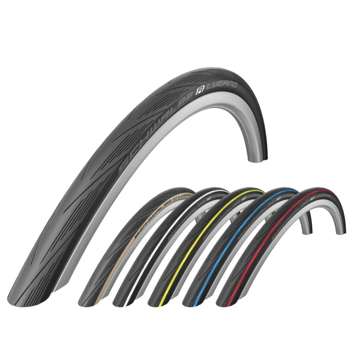 1. Cauciuc Schwalbe Lugano II 700x25 mm sarma Active LINE pentru asfalt 11159018