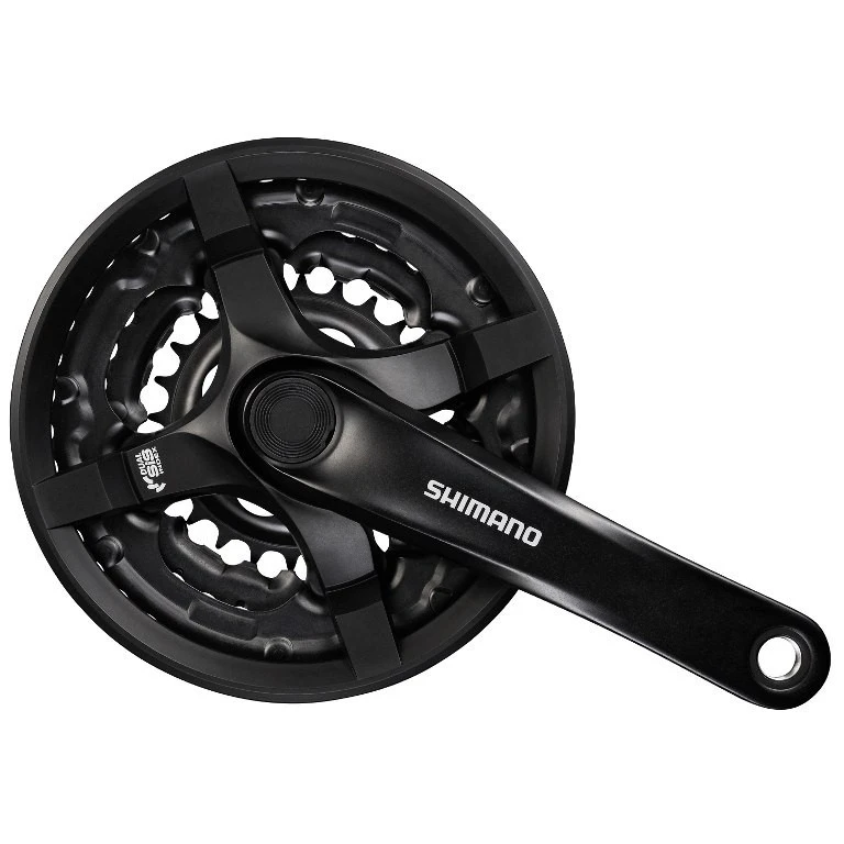 1. Angrenaj 3 foi Shimano FC-501 48-38-28 cod 483828 170 FC-TY501-C888CLB