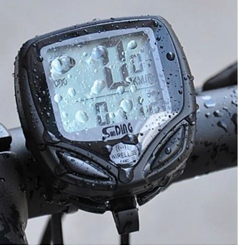 1. Vitezometru bicicleta, Wireless, Afisaj LCD, Impermabil, Negru