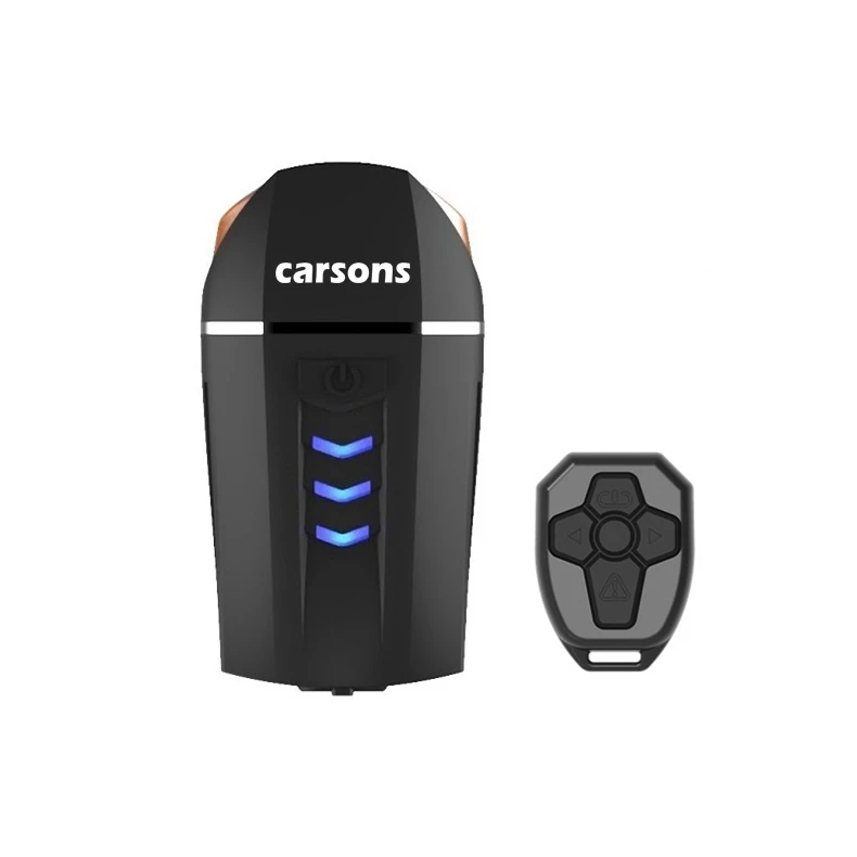 1. Far wireless cu semnalizare pentru bicicleta / trotineta, 600 lumeni, 3 moduri luminare, reincarcabil USB 1800mAh, negru