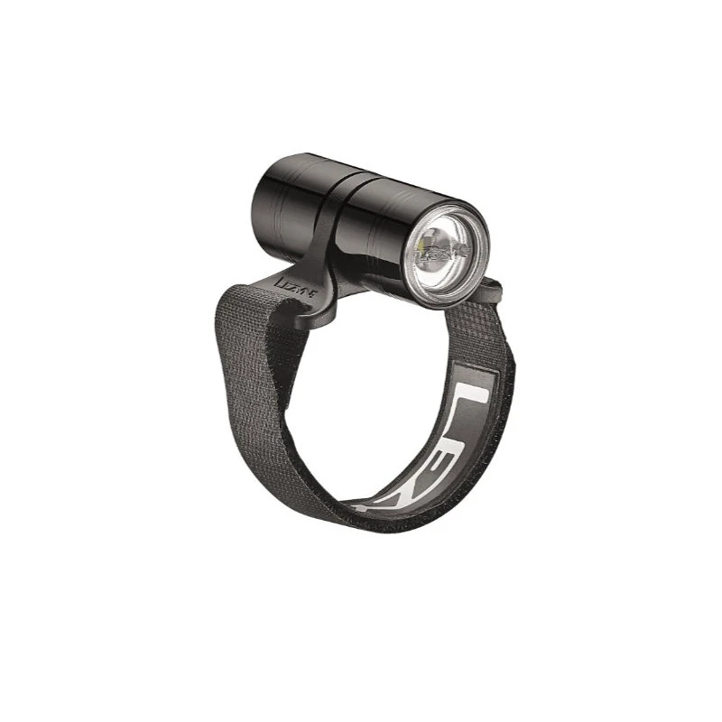 1. Lanterna duala profesionala Lezyne Femto Drive Duo Hi Gloss, 5 moduri, led alb si rosu, negru