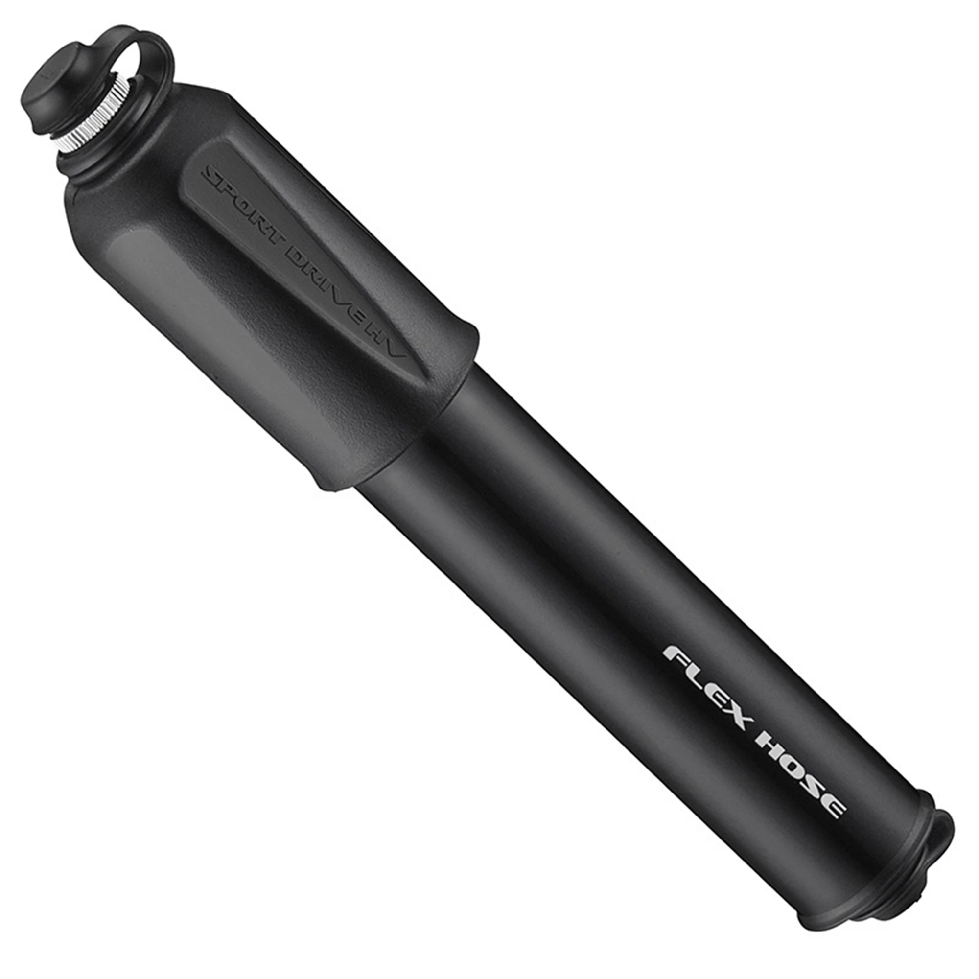 1. Pompa profesionala LEZYNE SPORT DRIVE HV, marime S, 90psi, 6.2 bari, 170 mm lungime, 100g greutate, culoare neagra
