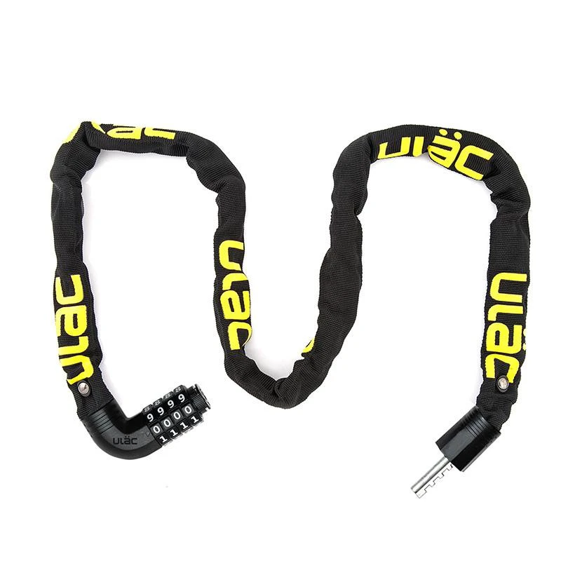 1. Antifurt ULAC Steel Kombat, lant cu zale de 7mm grosime, negru