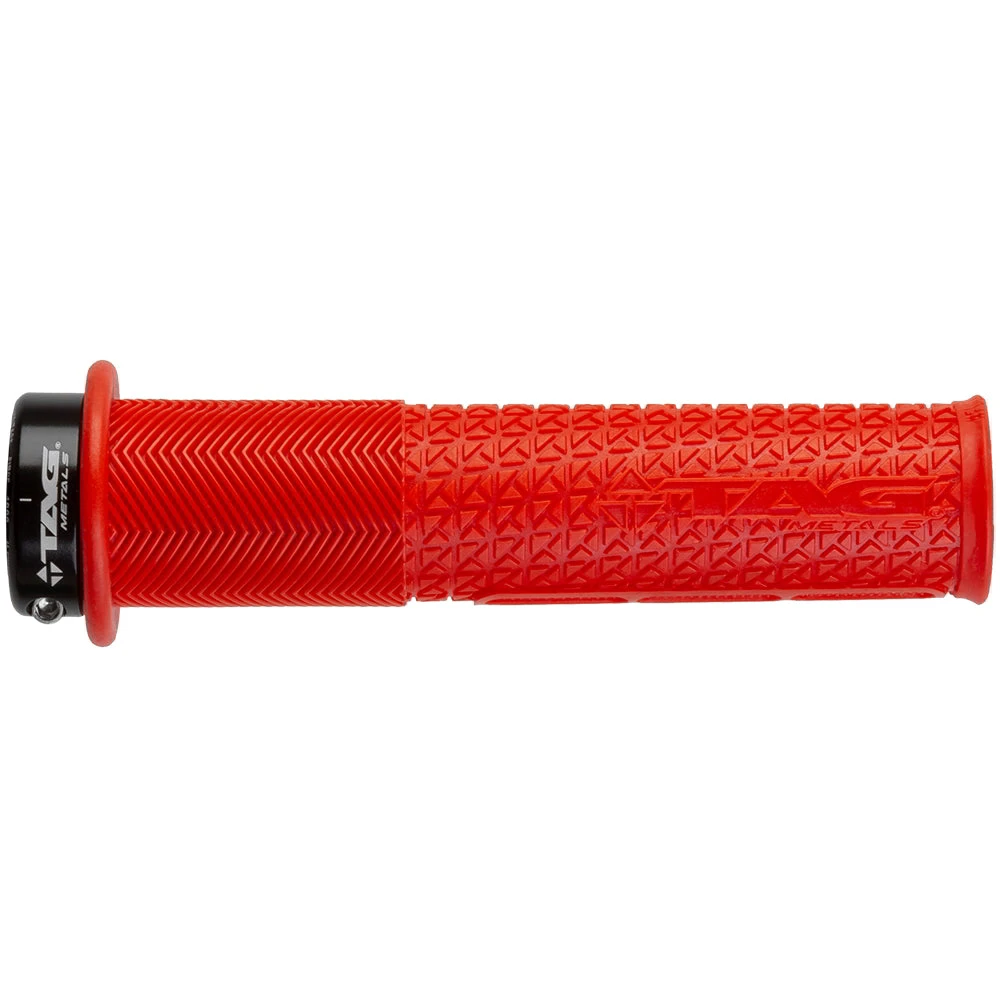 1. Mansoane TAG T1 Braap, diametru exterior dual 29-31 mm pentru prindere superioara, tip lock-on, rosu