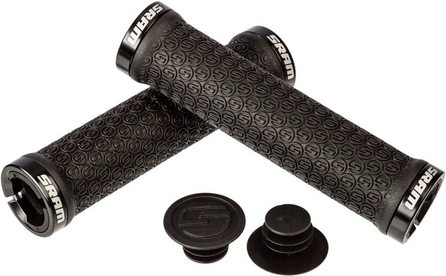 1. Mansoane premium SRAM Locking Grips, lungime 139mm, silicon de inalta calitate, negru