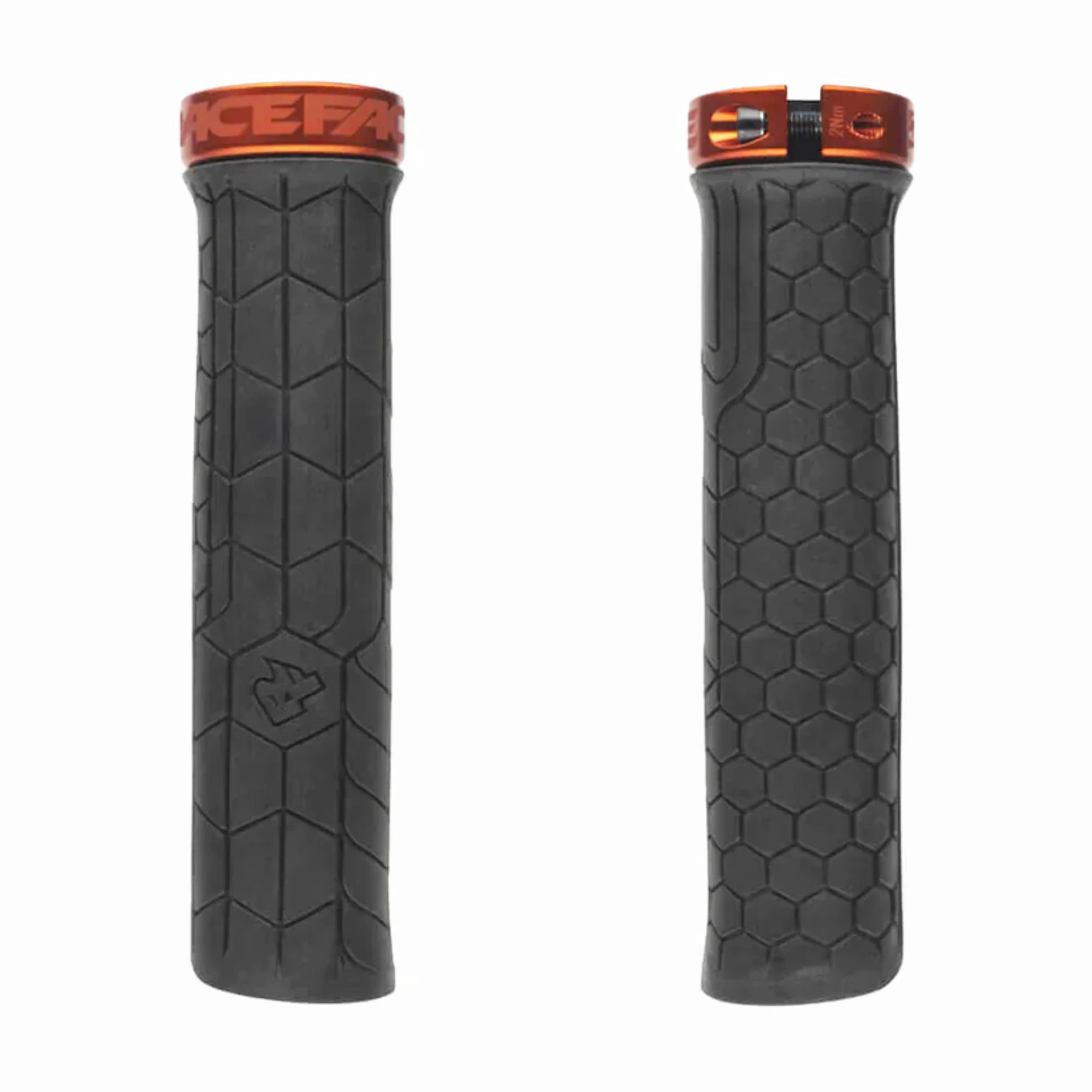 1. Mansoane Race Face Getta Grip, diametru 30 mm, raport durabilitate / comfort, negru portocaliu