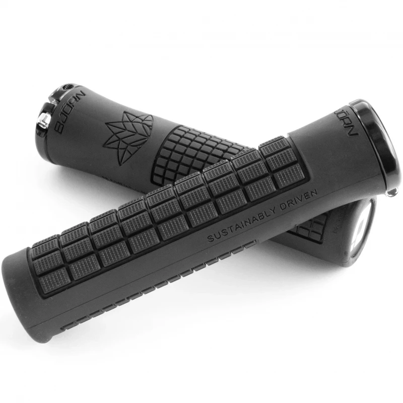 1. Mansoane profesionale ODI Bjorn v2.1 Lock-on, riduri dreptunghulare, design ergonomic, negru