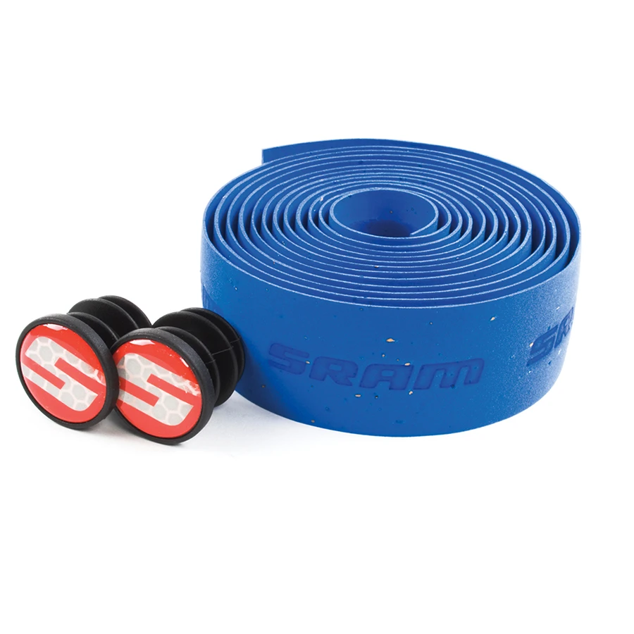 1. SRAM Supercork Bar Tape - albastru