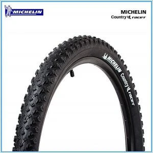 1. Michelin Country Racer, anvelopa cauciuc, 26" x 2.1", negru