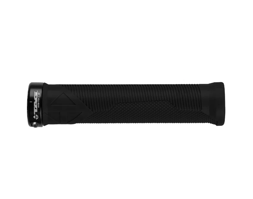 1. Mansoane gripuri TAG T1 Section, diametru 30 mm, tip lock-on, aderenta si absorbtie socuri, set 2 bucati, negru