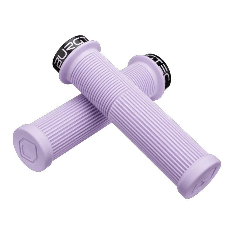 1. Mansoane, BURGTEC, The Bartender Pro Josh Bryceland Signature Edition Grip, lungime 141mm, diametru 31mm, violet deschis