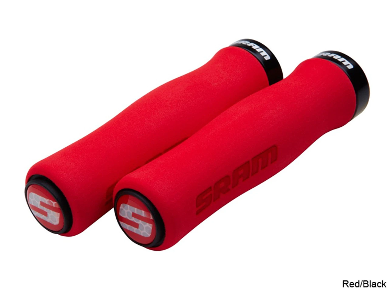 1. Mansoane bicicleta SRAM Contour, 129 mm, rosu/negru